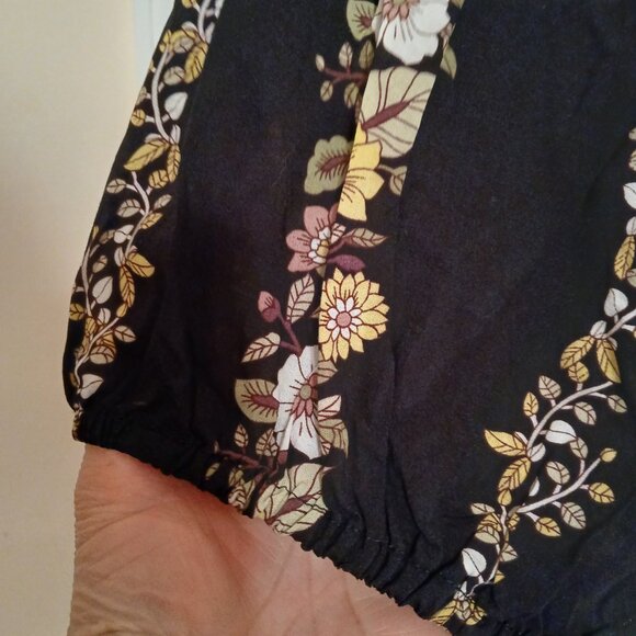 CATO 100% Rayon Long Sleeve Tied Front Top Blouse sz 22/24W - Picture 5 of 9